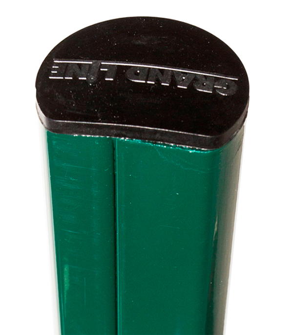 картинка Столб для забора d51 мм 2,5 м зеленый RAL 6005 от магазина Ютек