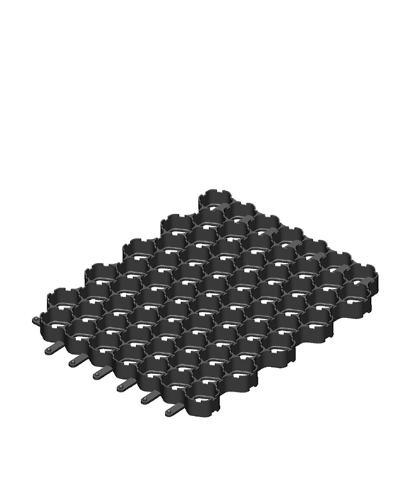 картинка Решетка газонная пластиковая черная Eco Normal Gidrolica С250 530х430х33 мм от магазина Ютек