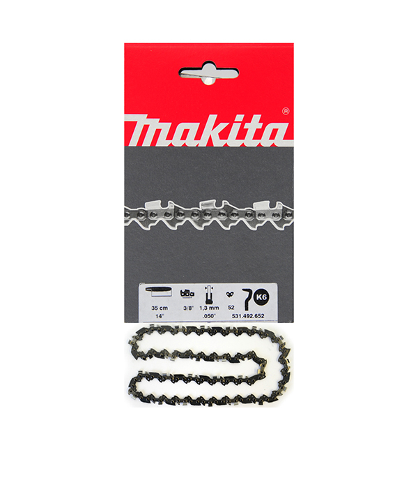 картинка Цепь Makita (531492652) 14" шаг 3/8" паз 1,3 мм 52 звена от магазина Ютек