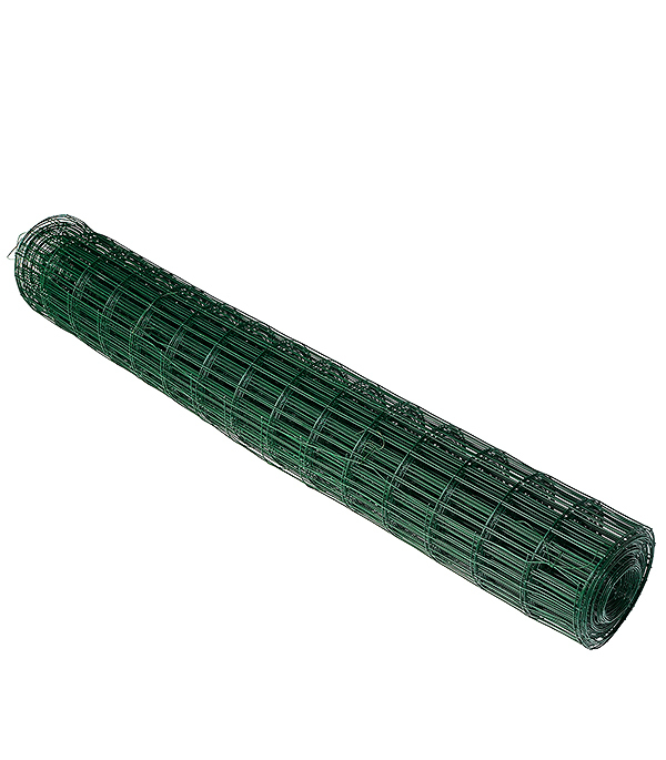 картинка Сетка сварная с ПВХ покрытием 1,8х15 м ячейка 50х50 мм зеленая от магазина Ютек